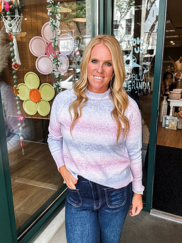 Ombre Swirl Sweater
