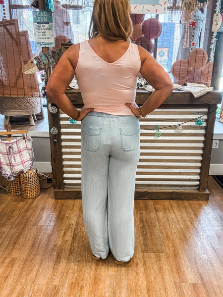 Jean Wash Pant W/Pocket