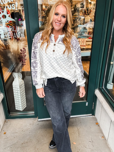 Textured Tile Blouse