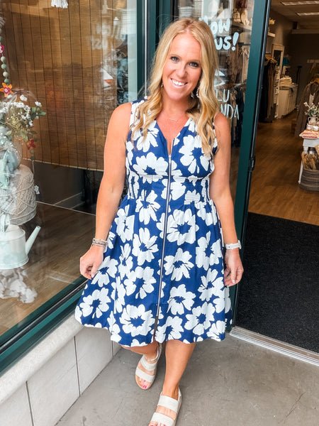 Dahlia Zip Front Dress