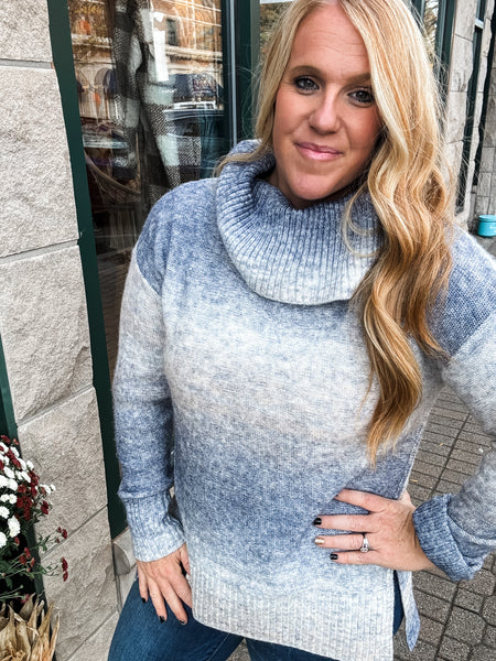 Elliana Ombre Cowl NK Sweater