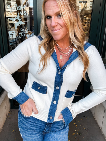 Boat Sailing Cardigan