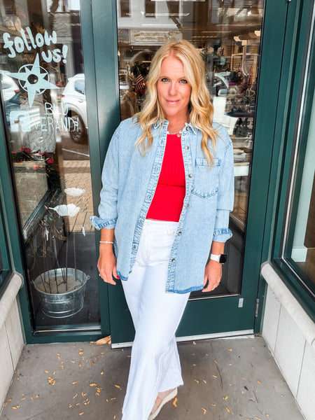 Sevie Denim Shacket