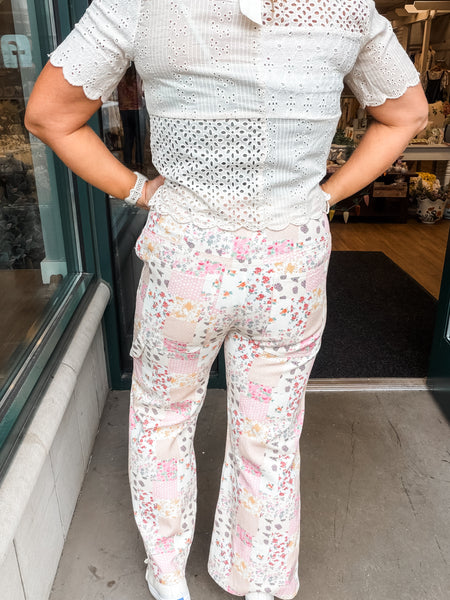 Floral Patchwork Pant