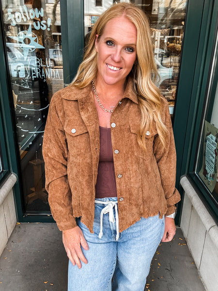 Autumn Girl Corduroy Jacket