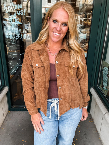 Autumn Girl Corduroy Jacket