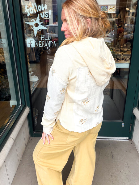Mixed Media Embroidered Jacket