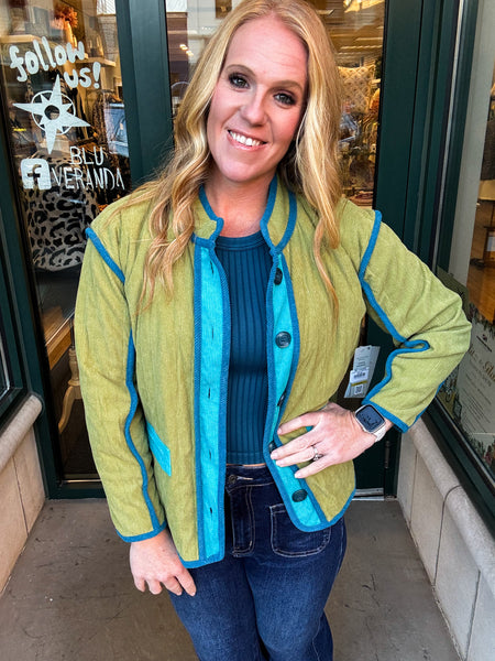 Colorful Corduroy Jacket