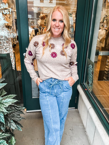 Petal Path Sweater