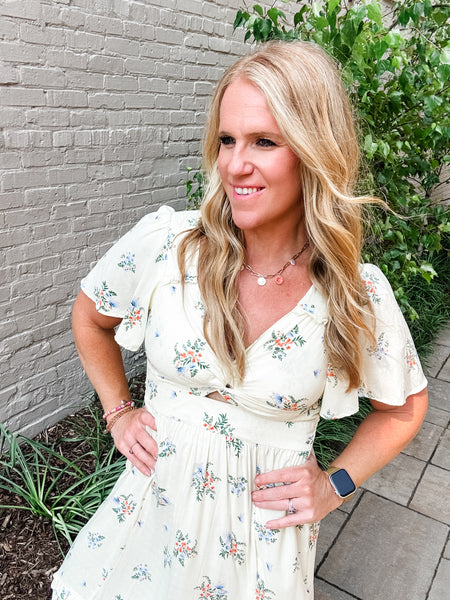 Deep V Maxi Dress
