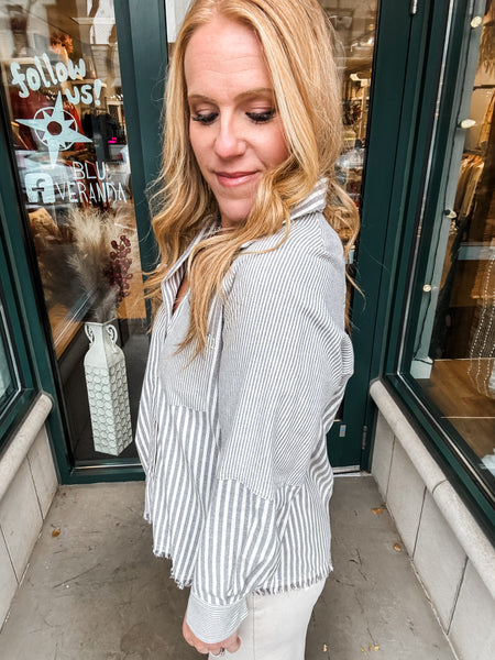 Multi Striped Button Shirt