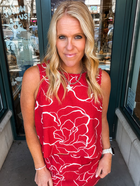 Athena Floral Top