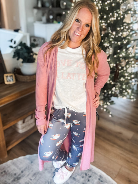 Love You a Latte Banded Pant