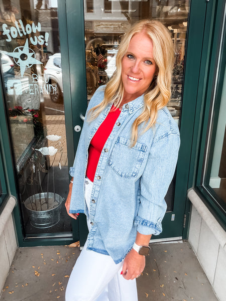 Sevie Denim Shacket