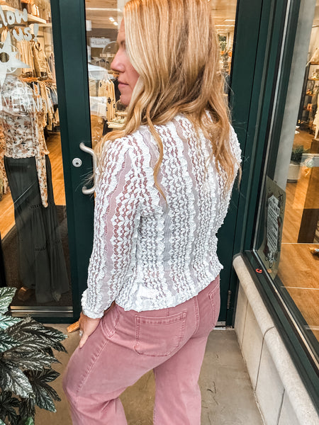 Sheer Lace Top