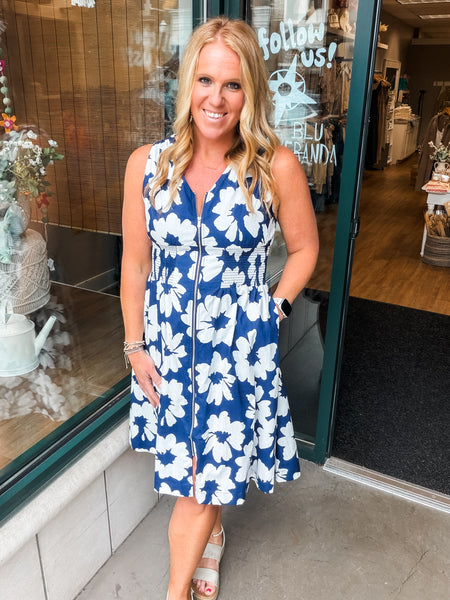 Dahlia Zip Front Dress