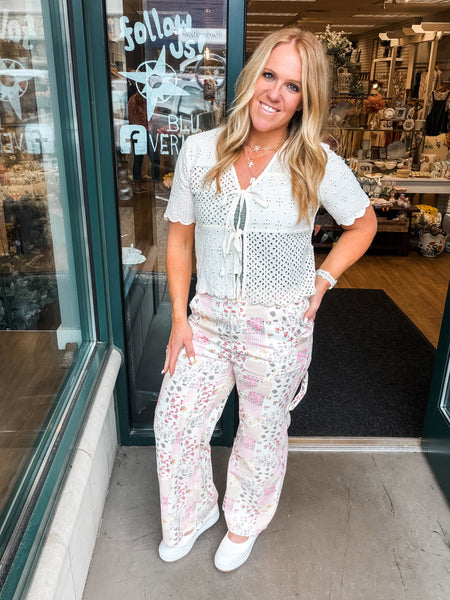 Floral Patchwork Pant