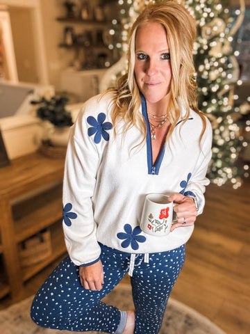 Quarter Zip Cozy Life