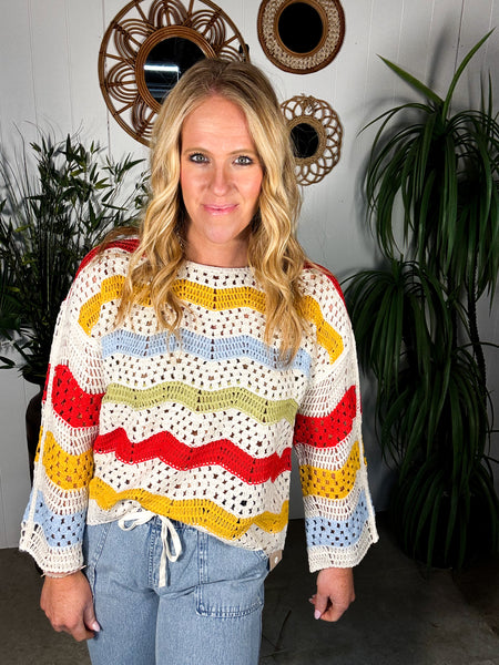 Sunshine Crochet Sweater