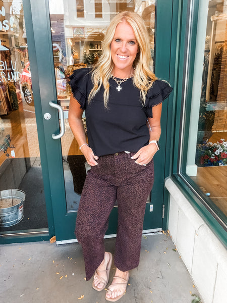 Molly Flutter Sleeve Top