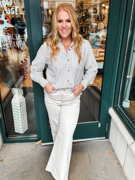 Multi Striped Button Shirt