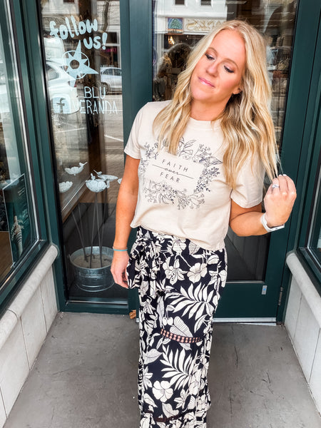 Faith Over Fear Crop Top