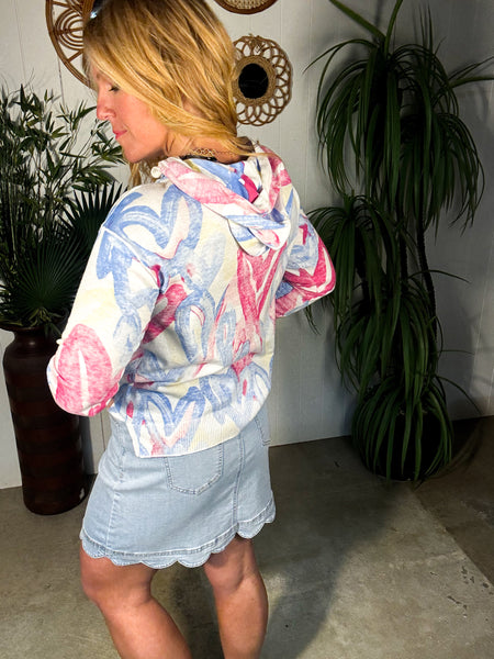 Reversible Heart Sweatshirt