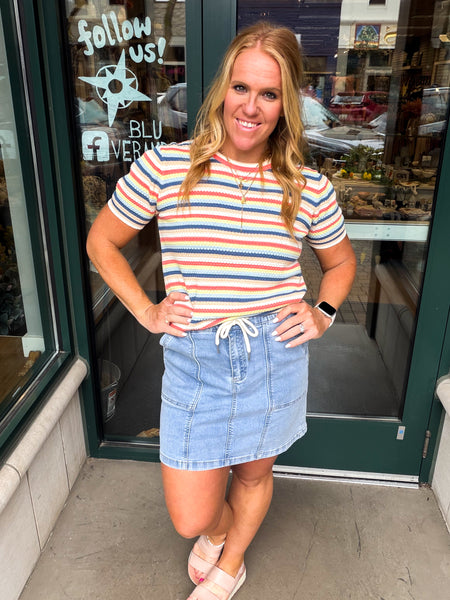 Striped SS Sweater