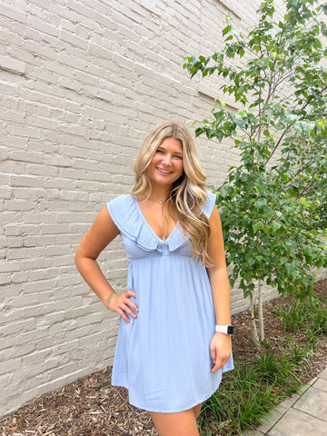 Zaina Blue Dress