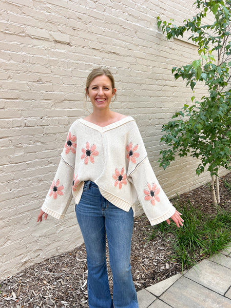 The Ditsy Daisy Sweater